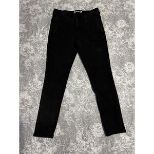 Seven7 Jeans Black High Rise Skinny Leg Pants Women's Size 10